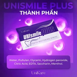 Thumbnail Miếng Dán Hỗ Trợ Trắng Răng UNIsmile PLUS, Hỗ Trợ Sáng Răng Ố Vàng, Hỗ Trợ Làm Sạch Mảng Bám Cao Răng - Hộp 5 Miếng 2