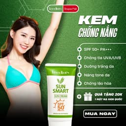Thumbnail Kem chống nắng Hàn Quốc Leediors SPF 50+ 3 in 1 Ngăn Chặn Tia UVA, UVB, Dưỡng Trắng, Kiềm Dầu, Chống Nước 1