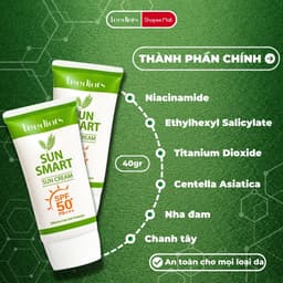 Thumbnail Kem chống nắng Hàn Quốc Leediors SPF 50+ 3 in 1 Ngăn Chặn Tia UVA, UVB, Dưỡng Trắng, Kiềm Dầu, Chống Nước 4