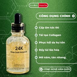 Thumbnail Ampoule Dưỡng ẩm Hàn Quốc Leediors 24K 50ml Làm đẹp Da, Dưỡng, Cấp ẩm Da, Sáng da, Mờ thâm 3