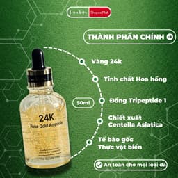 Thumbnail Ampoule Dưỡng ẩm Hàn Quốc Leediors 24K 50ml Làm đẹp Da, Dưỡng, Cấp ẩm Da, Sáng da, Mờ thâm 4