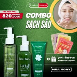 Thumbnail Combo Sạch sâu: Dầu tẩy trang, Sữa rửa mặt, Tẩy tế bào tặng Mặt nạ Hàn Quốc 1