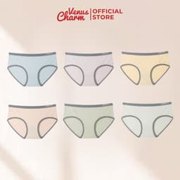 Thumbnail Quần lót nữ cotton cạp eo mỏng Venus Charm 09207 4