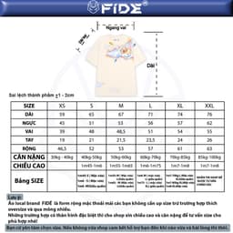 Thumbnail Áo thun FIDE JoyBear unisex form rộng đính gấu local brand cổ tròn oversize - AT156 (Tặng gấu) 3