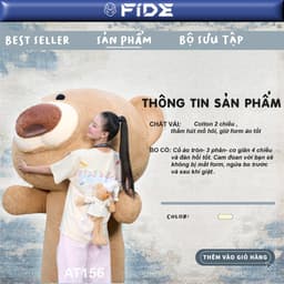 Thumbnail Áo thun FIDE JoyBear unisex form rộng đính gấu local brand cổ tròn oversize - AT156 (Tặng gấu) 4