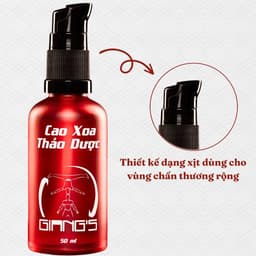 Thumbnail 02 chai dầu nóng xoa bóp Quốc Cơ Quốc Nghiệp chai đỏ 50ml - Cao xoa bóp thảo dược giảm đau 1