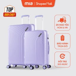 Thumbnail Combo 2 Vali Kéo MIAvn Du Lịch Larita RICO - Size 20/24/28, Nhựa PP Siêu Bền, Hạn Chế Va Đập Mạnh 2