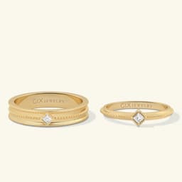 Thumbnail Nhẫn cưới bạc 925 full kim cương vàng tây 18k bản to đẹp uy tín Gix Jewel 3