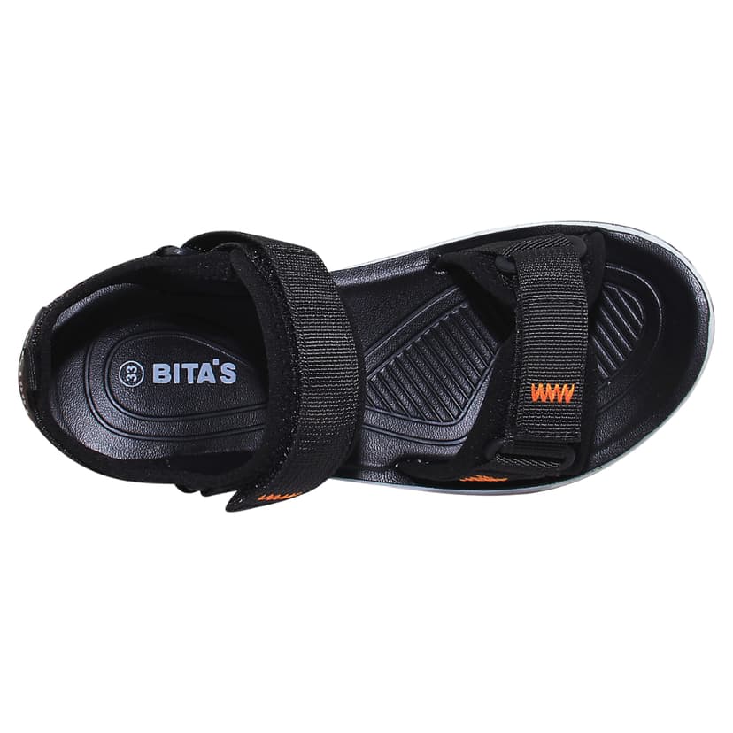 Ảnh Sandal đế bằng bé trai Bita's SEN.80 (Đen + Xám + Xanh lá) 2