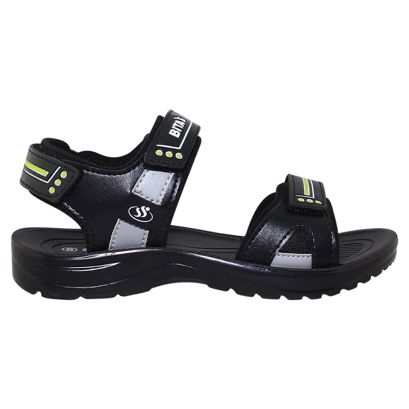 Ảnh Sandal đế bằng bé trai Bita's SEN.82 (Đen + Nâu Kaki + Xám) 3
