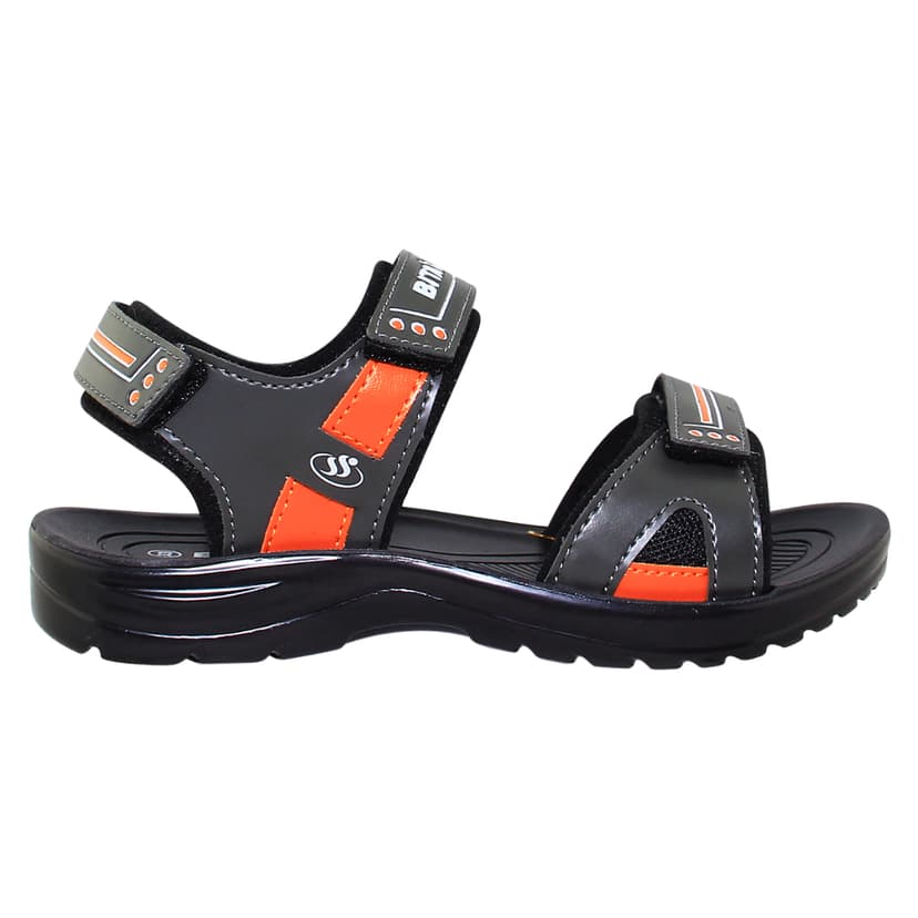 Ảnh Sandal đế bằng bé trai Bita's SEN.82 (Đen + Nâu Kaki + Xám) 4