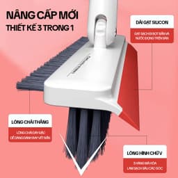 Thumbnail Cây Chà Sàn Nhà Tắm OKwife AGW-3458 - Chổi Chà Sàn Và Gạt Nước 3 Trong 1, Chổi Cọ Nhà Vệ Sinh Thông Minh 2
