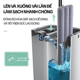 Thumbnail Miếng Lau Nhà Thay Thế KITIMOP C6 PLUS-PRO - Bông Lau Nhà Thay Thế 33X12CM, Giẻ Lau Nhà Microfiber Thấm Hút Tốt 3