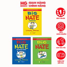 Thumbnail Sách Thiếu Nhi - Big Nate - Bản Song Ngữ và Tiếng Việt Kèm File Nghe & Note Từ Vựng - HG Books 1