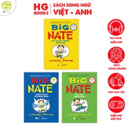 Thumbnail Combo 3 cuốn sách song ngữ thiếu nhi Big Nate - Truyện tranh hài hước vui nhộn 1