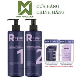 Thumbnail Dầu gội xả phục hồi làm phồng tóc ngăn ngừa tóc gãy rụng Rosemine Repair 500ML - 1000ML 1