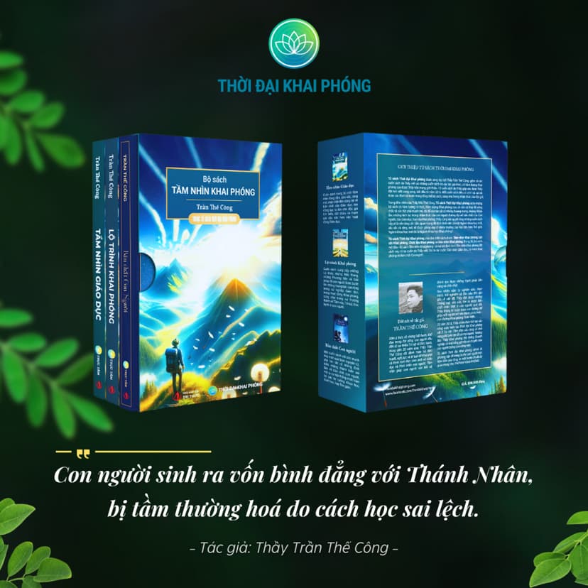 Ảnh Bộ sách - Tầm Nhìn Khai Phóng kèm Hộp (3 cuốn - bìa cứng) - Tác giả: Trần Thế Công 4