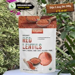 Thumbnail Đậu Lăng Đỏ Hữu Cơ C'LAVIE 200g Organic Red Lentils 2