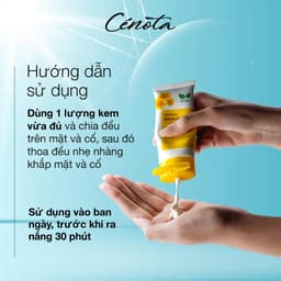 Thumbnail Kem chống nắng thảo dược Cenota Herbal Sunscreen SPF 50+ 60ml, chống nắng 2 cơ chế Vật lí+Hóa học, kcn nâng tone 4