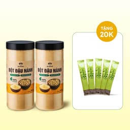 Thumbnail Bột Đậu Nành DK Harvest, hạt đậu nành đã được rang chín, nguyên chất, không chất bảo quản - combo 1kg (2 hũ 500g) 1