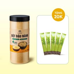Thumbnail Bột Đậu Nành DK Harvest, hạt đậu nành đã được rang chín, nguyên chất, không chất bảo quản - combo 1kg (2 hũ 500g) 3