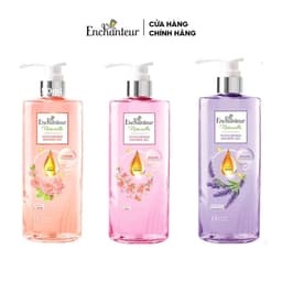 Thumbnail Sữa tắm dưỡng da thiên nhiên Pháp Enchanteur Naturelle hương hoa Lavender/Iris/ Rose cho làn da thơm mịn sức sống 510g 1