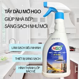 Thumbnail Tẩy Dầu Mỡ Nhà Bếp HGO An Toàn Tiện Lợi Hiệu Quả 500ml 2