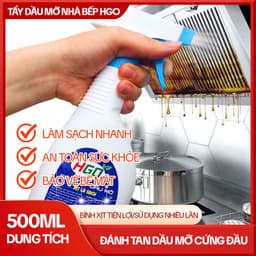 Thumbnail Tẩy Dầu Mỡ Nhà Bếp HGO - Tẩy Dầu Mỡ Máy Hút Mùi, Mặt Bếp, Xoong Nồi, Tường Ốp, Chậu Rửa Bát 500ml 1