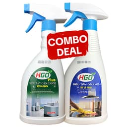 Thumbnail Tẩy Cặn Canxi Nhà Tắm + Tẩy Dầu Mỡ Nhà Bếp HGO 500ml 1