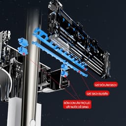 Thumbnail Cây Lau Nhà Tự Vắt OKwife HD-7020 - Chổi Lau Nhà Tự Vắt Thông Minh Xoay 360 Độ, Lau Sàn Làm Sạch 3