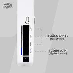 Thumbnail FPT Access Point AX3000CV2 Hỗ trợ Wifi 6 3000 Mbps, ăng ten ẩn - Thiết bị phát sóng Wifi thế hệ mới 2
