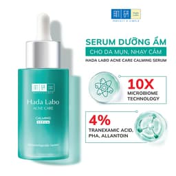 Thumbnail Serum dưỡng ẩm cho da mụn, nhạy cảm Hada Labo Acne Care Calming Serum 30ml 3