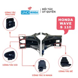 Thumbnail Công Tắc Pha/Cos Uno Minda mã SW-0971-C00 cho xe Honda Wave S110, Wave Alpha, Wave RSX, Future, Blade 3