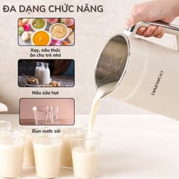 Thumbnail Máy Làm Sữa Hạt Daewoo 1.2L, tặng Cẩm Nang 50 Công Thức - Máy Xay Nấu Đa Năng BH 2 năm 3