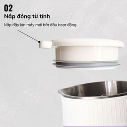 Thumbnail Máy Làm Sữa Hạt Daewoo 1.2L, tặng Cẩm Nang 50 Công Thức - Máy Xay Nấu Đa Năng BH 2 năm 4