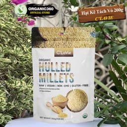 Thumbnail Hạt Kê Hữu Cơ Đã Tách Vỏ C’LAVIE 200g Organic Hulled Millet 1