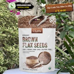 Thumbnail Hạt Lanh Nâu Hữu Cơ C’LAVIE 200g Organic Brown Flaxseed 1