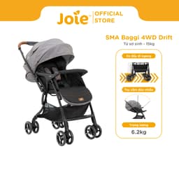 Thumbnail Xe đẩy cho bé Joie SMA Baggi 4WD Drift Carbon | Xe đẩy em bé gấp gọn có thể đảo chiều tay cầm 1