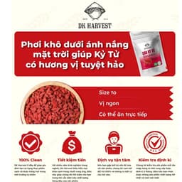 Thumbnail Câu Kỷ Tử DK Harvest - Loại Cao Cấp, Dùng Pha Trà, Hầm Gà, Nấu Ăn | Tăng Cường Miễn Dịch, Giàu Chất Chống Oxy Hóa 3