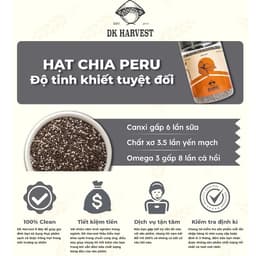 Thumbnail Hạt Chia Organic DK Harvest Nhập Khẩu Peru | Giàu Omega-3, Hỗ Trợ Giảm Cân, Độ Tinh Khiết Cao 3