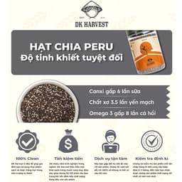 Thumbnail Hạt Chia DK Harvest 500g- Nhập Khẩu Peru | Giàu Omega-3, Hỗ Trợ Giảm Cân, Độ Tinh Khiết Cao 3