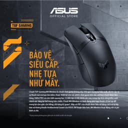 Thumbnail Chuột gaming không dây ASUS TUF GAMING M4 Wireless 2.4 90MP02F0-BMUA00 12.000 DPI nắp PBT Feet 100% 2