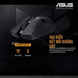 Thumbnail Chuột gaming không dây ASUS TUF GAMING M4 Wireless 2.4 90MP02F0-BMUA00 12.000 DPI nắp PBT Feet 100% 3