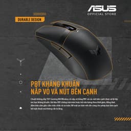 Thumbnail Chuột gaming không dây ASUS TUF GAMING M4 Wireless 2.4 90MP02F0-BMUA00 12.000 DPI nắp PBT Feet 100% 4