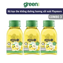 Thumbnail Combo 6 hũ kẹo the không đường hương xôi xoài Playmore 22g 2