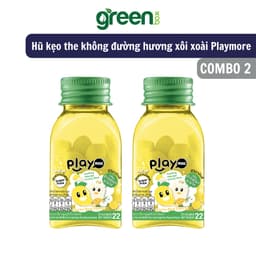 Thumbnail Combo 6 hũ kẹo the không đường hương xôi xoài Playmore 22g 1