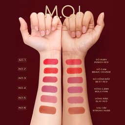Thumbnail Son thỏi cao cấp MOI Queen Of Rose Phiên bản giới hạn 4