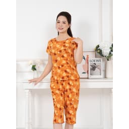 Thumbnail WINNY - Bộ Mặc Nhà WONNER Kiểu Tay Cộc Quần Lửng Chất Lanh Mát Mẻ 2MNLA25020N 4