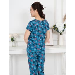 Thumbnail WINNY - Bộ Mặc Nhà WONNER Kiểu Tay Cộc Quần Lửng Chất Lanh Mát Mẻ 2MNLA25020N 2