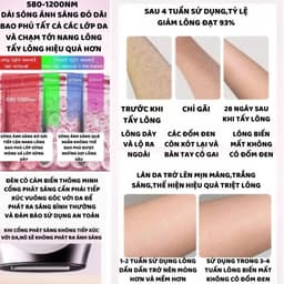 Thumbnail Máy triệt lông lạnh IPL Sapphire Cooling ENZO triệt lông vĩnh viễn tại nhà,9 cấp độ,công nghệ triệt lạnh an toàn cho da 4
